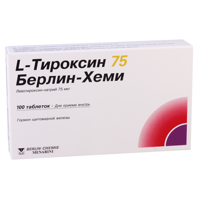 L-thyroxin 75mkg #100t