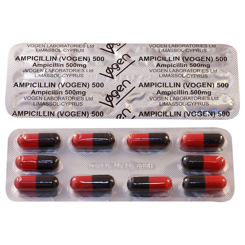 Ампициллин 0.5г #10капс (имп)