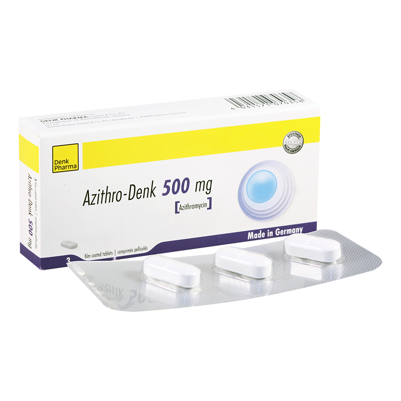 Азитромицин-денк 500мг #3т