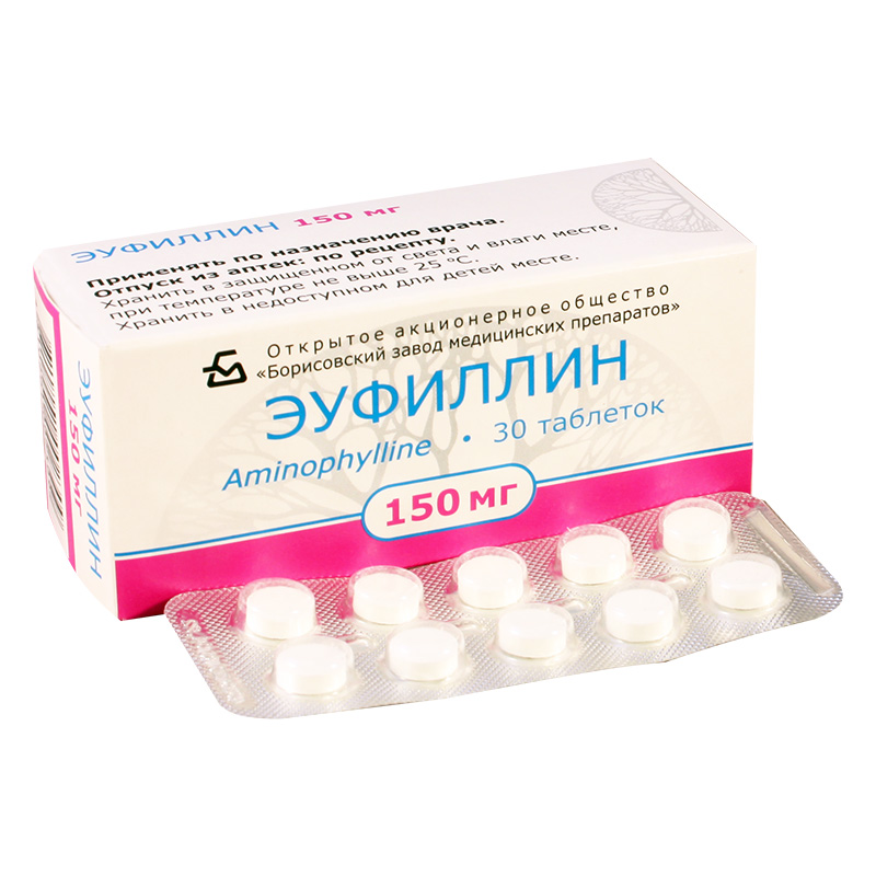Euphillin 0.15g #30t (belor)