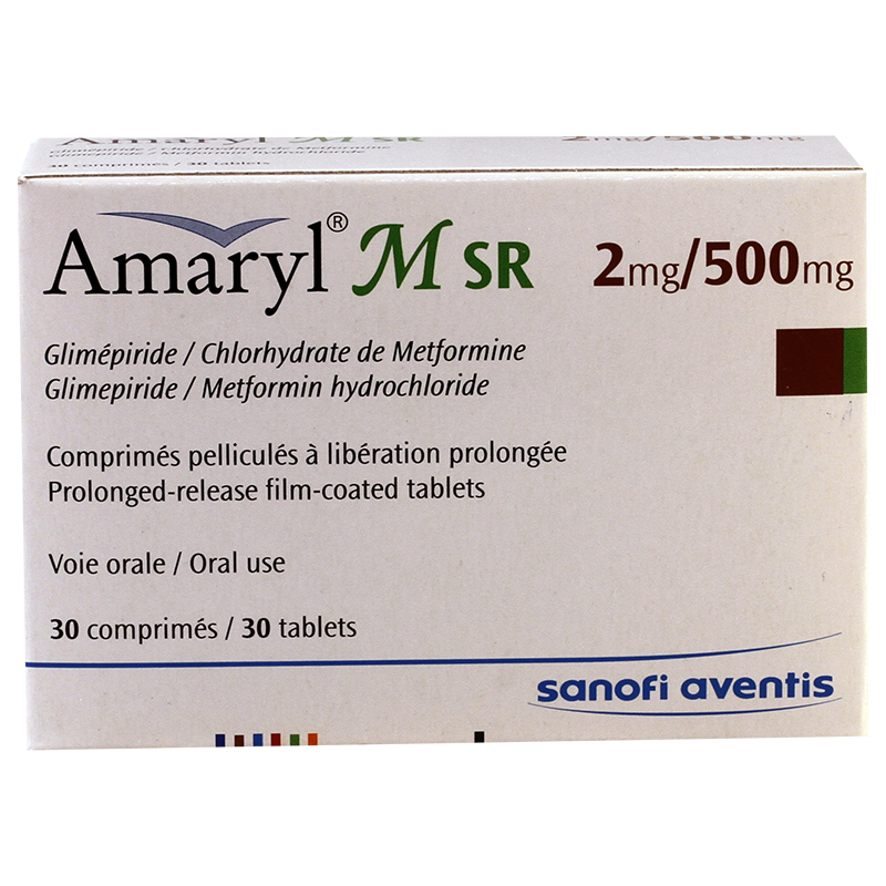 Amaryl MSR 2mg/500mg #30t