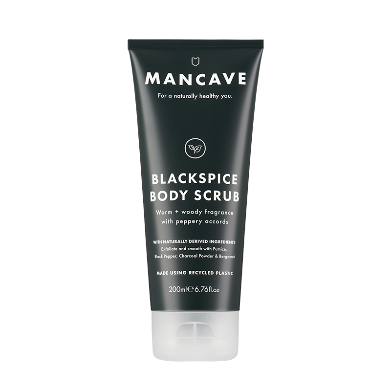 Mancave Скраб для тела с черны