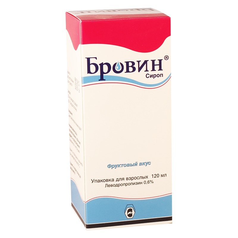 Бровин 0.6% 120мл сироп