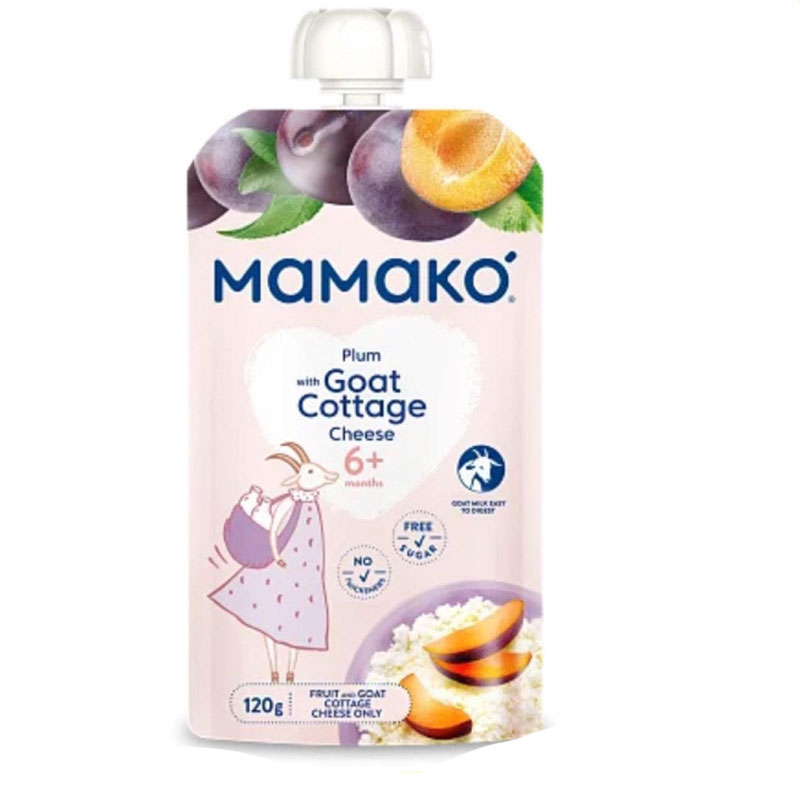 MAMAKO Plum puree with goat cu