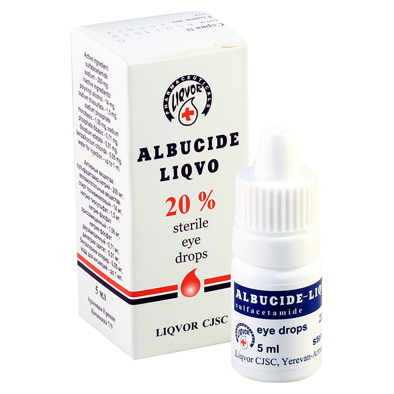 Albucid-liqvo 20% 5ml fl
