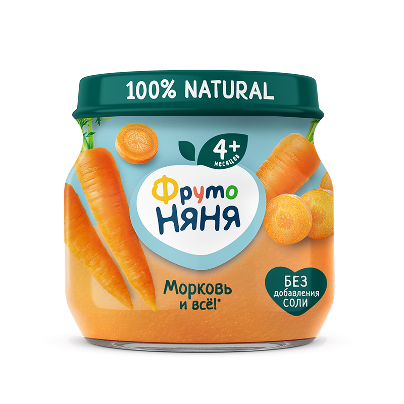 Fruto- Puree with carrots 80g