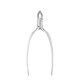 Stainless steel manicure cutic
