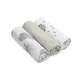 Muslin diaper 3-pack – Gray