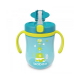 Cup with flip top silicone str