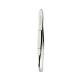 Nickelplated crab-tip tweezers