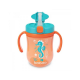 Cup with flip top silicone str