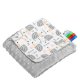 Light Minky Blanket - Hedgehog