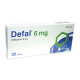 Defal 6mg #20t
