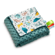 Light Minky Blanket - Hedgehog