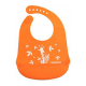 Soft silicone Bib Orange 4+