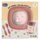 CHICCO-WEANING SET 12M+ PINK