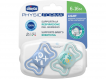 SOOTHER LIGHT BLUE SIL 6-16M 2