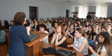 შეხვედრა თსსუ- ს ფარმაცევტული ფაკულტეტის სტუდენტებთან