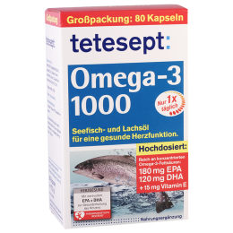Tetesept omega-3 1000mg#80t