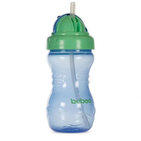 Baboo cup with silicone straw,