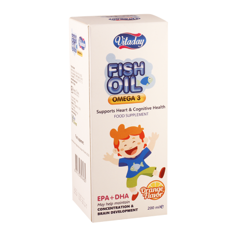 Vitaday fish oil 200ml syrup