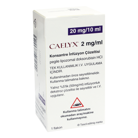 Caelyx 20mg/10ml fl