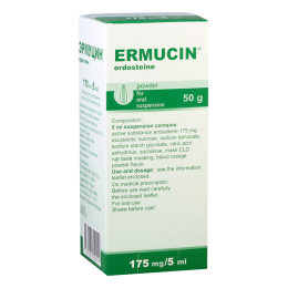 Ermucin 175mg/5ml 100ml susp