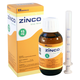 Zinco 15mg/5ml 100ml syrup
