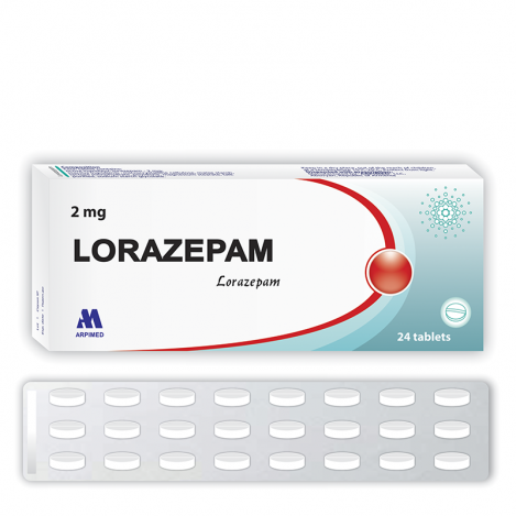 Lorazepam 2mg #24t (Arpim)
