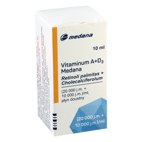 Vitamin  A+D3 Medana10ml fl