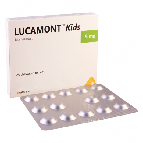 Lucamont kids 5mg #28t chew.