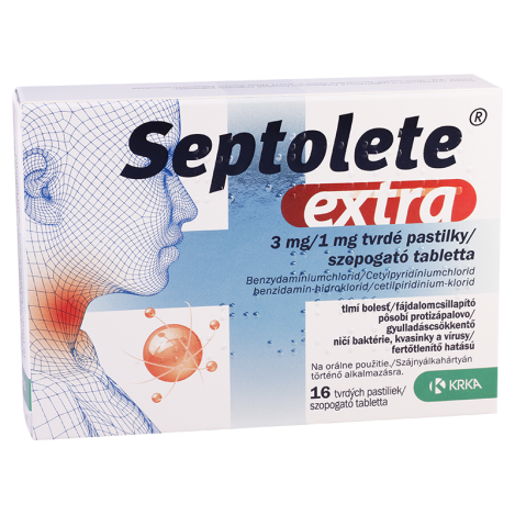 Septolete extra 3mg/1mg#16t
