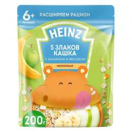 Heinz milk po. Apple 200g 5112