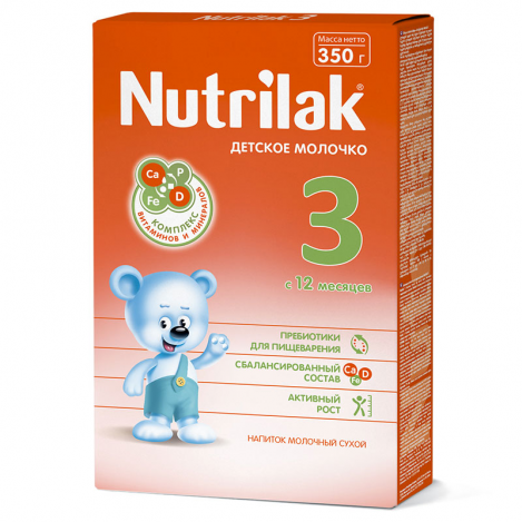 Нутрилак-3 молоко 350г 0151 *