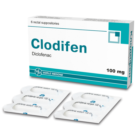 Clodifen 100mg #6suppos