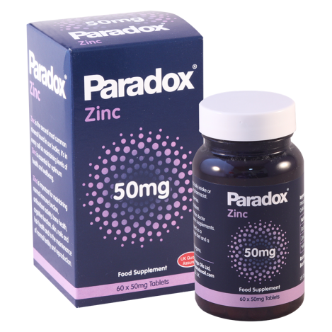 Paradox Zinc 50mg#60t