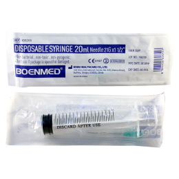 Disposable syrings 20ml w/scr.