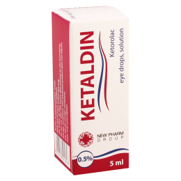 Ketaldin 0.5% 5ml eye drops
