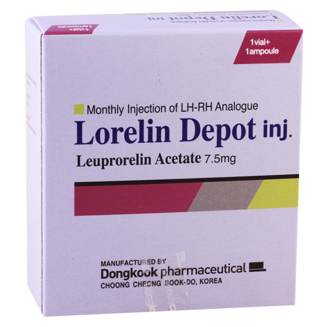 Лорелин депо 7.5мг фл+раст.