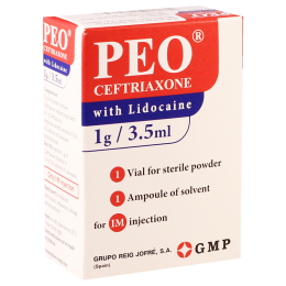 Peo 1g fl w/lidocaine GMP