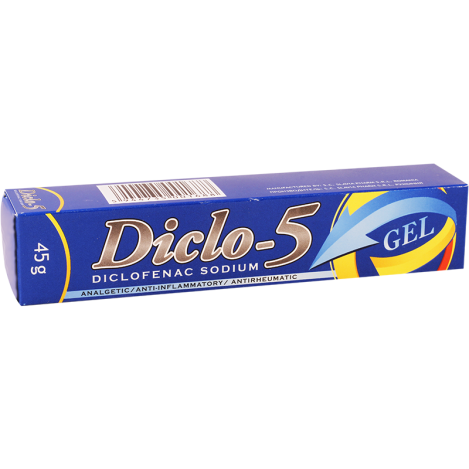 Diklo-50 5% 45g gel