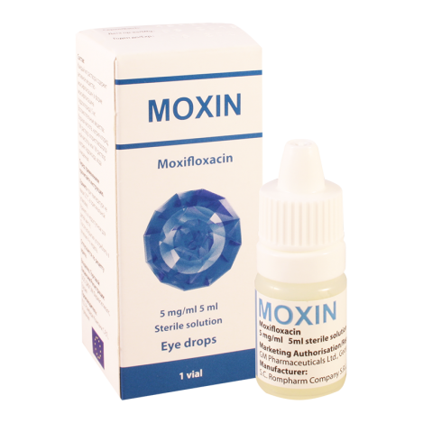 Moxin 5mg/ml 5ml eye/dr