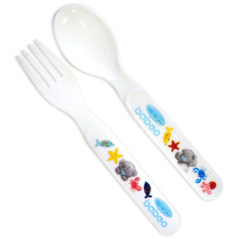 Baboo Basic spoon & fork