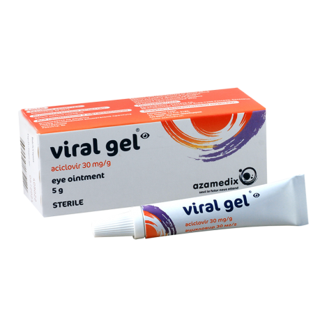 Viral gel 30mg/g 5g eye oint