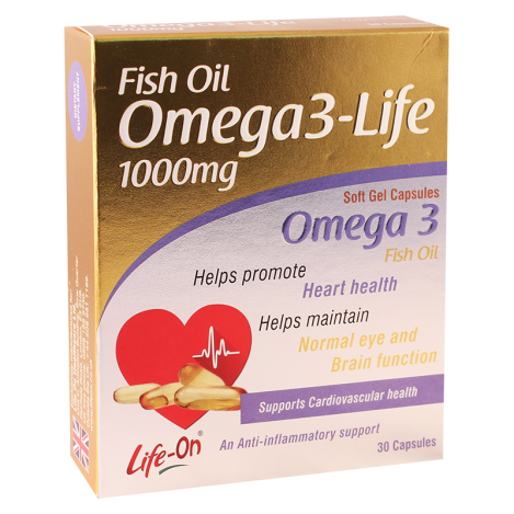 Omega-3 life 1000mg #30caps