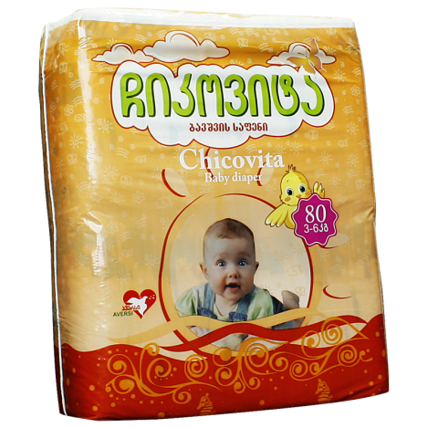 Chicovita-Baby diaper3-6kg#80