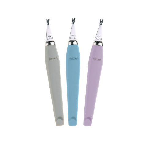 Stainless steel cuticle shaper