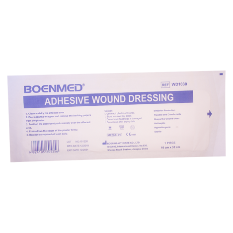 Wound pad ster.10x30sm