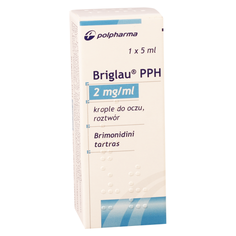 Briglau PPH 2mg/ml 5ml eye dr.