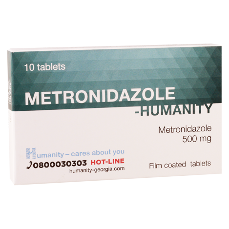 Metronidazol-Humanit500mg#10t